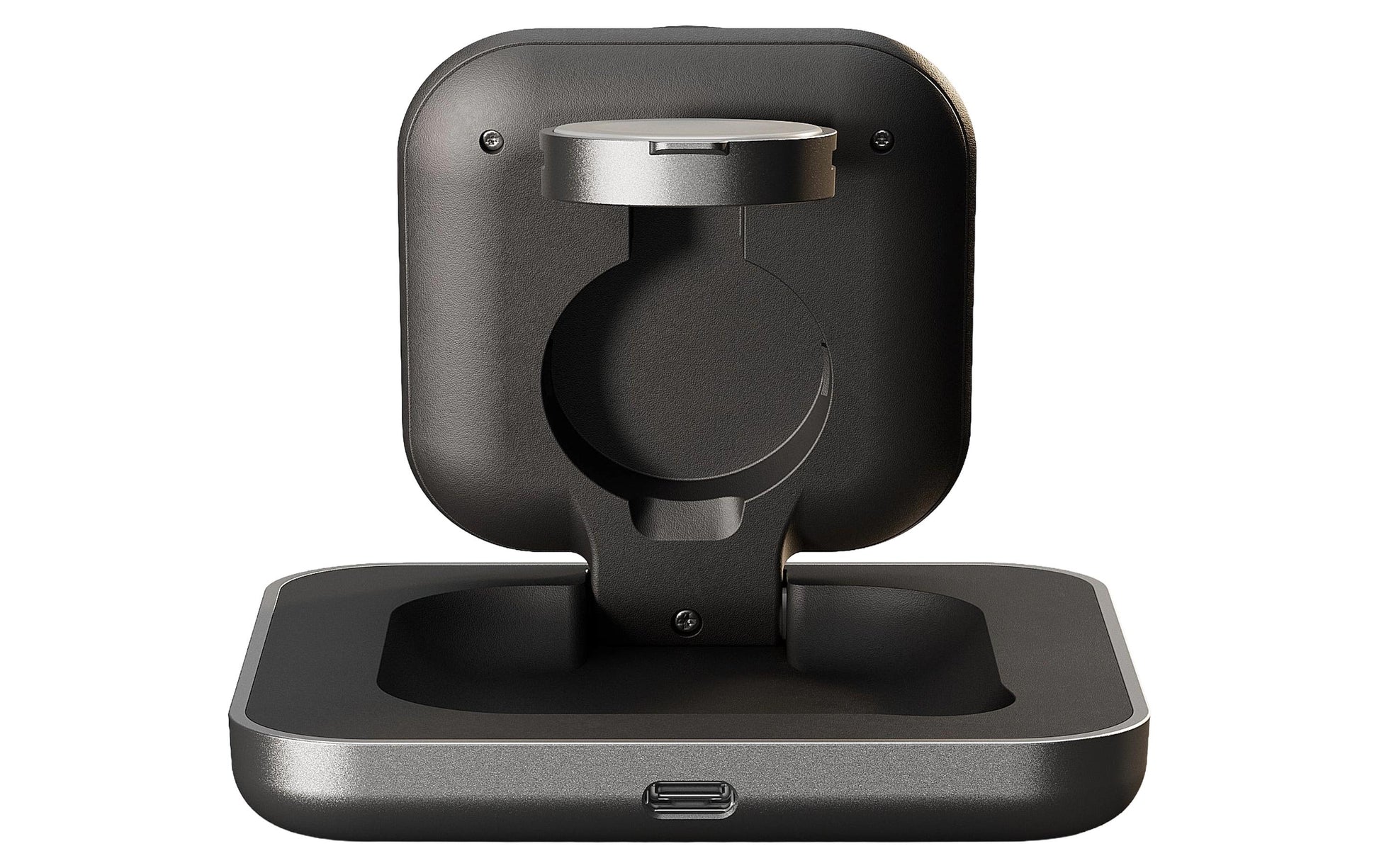 Zens Pro 2 2-in-1 Ladeständer – Qi2 – für Smartphone, Apple Watch – Schwarz