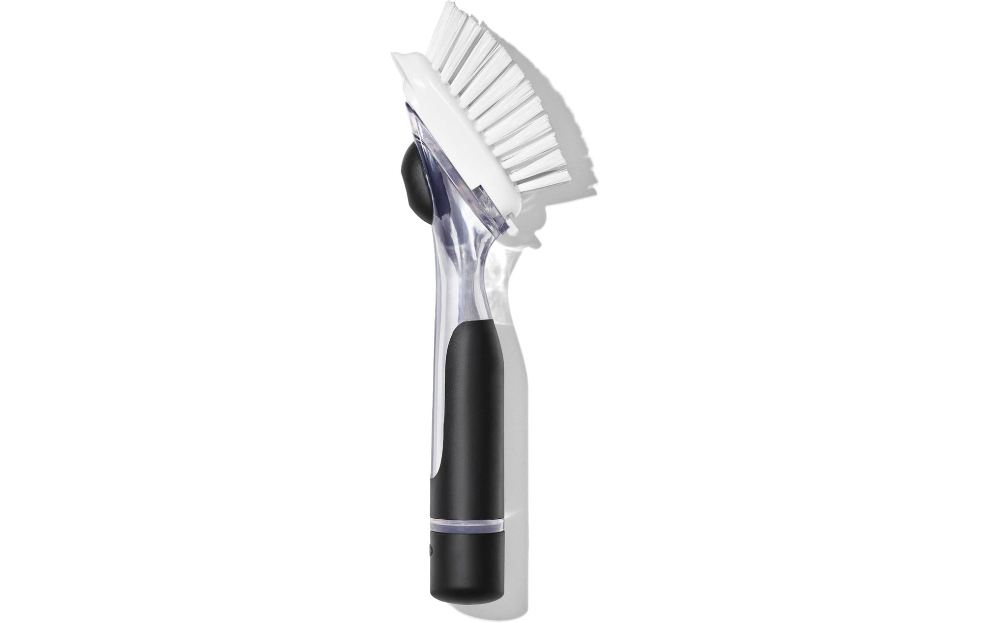 OXO Good Grips Abwaschbürste – Nylon, Kunststoff, 23,6 cm, Schwarz, mit Seifenspender, spülmaschinenfest