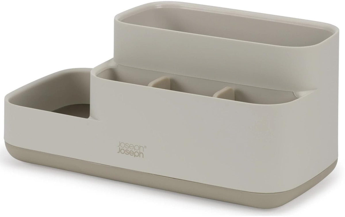 Joseph Joseph Aufbewahrungsbox (Badezimmer) EasyStore – Kunststoff (BPA-frei), 11,9×11,6 cm, Beige