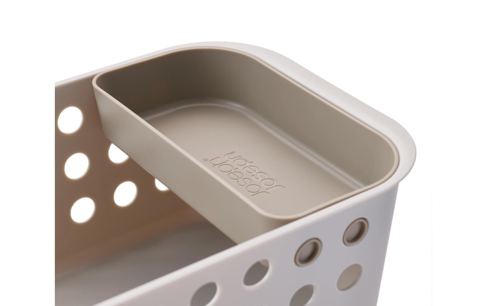Joseph Joseph EasyStore Aufbewahrungsbox – 18,5×29×11,3 cm, Kunststoff, freistehend, Beige