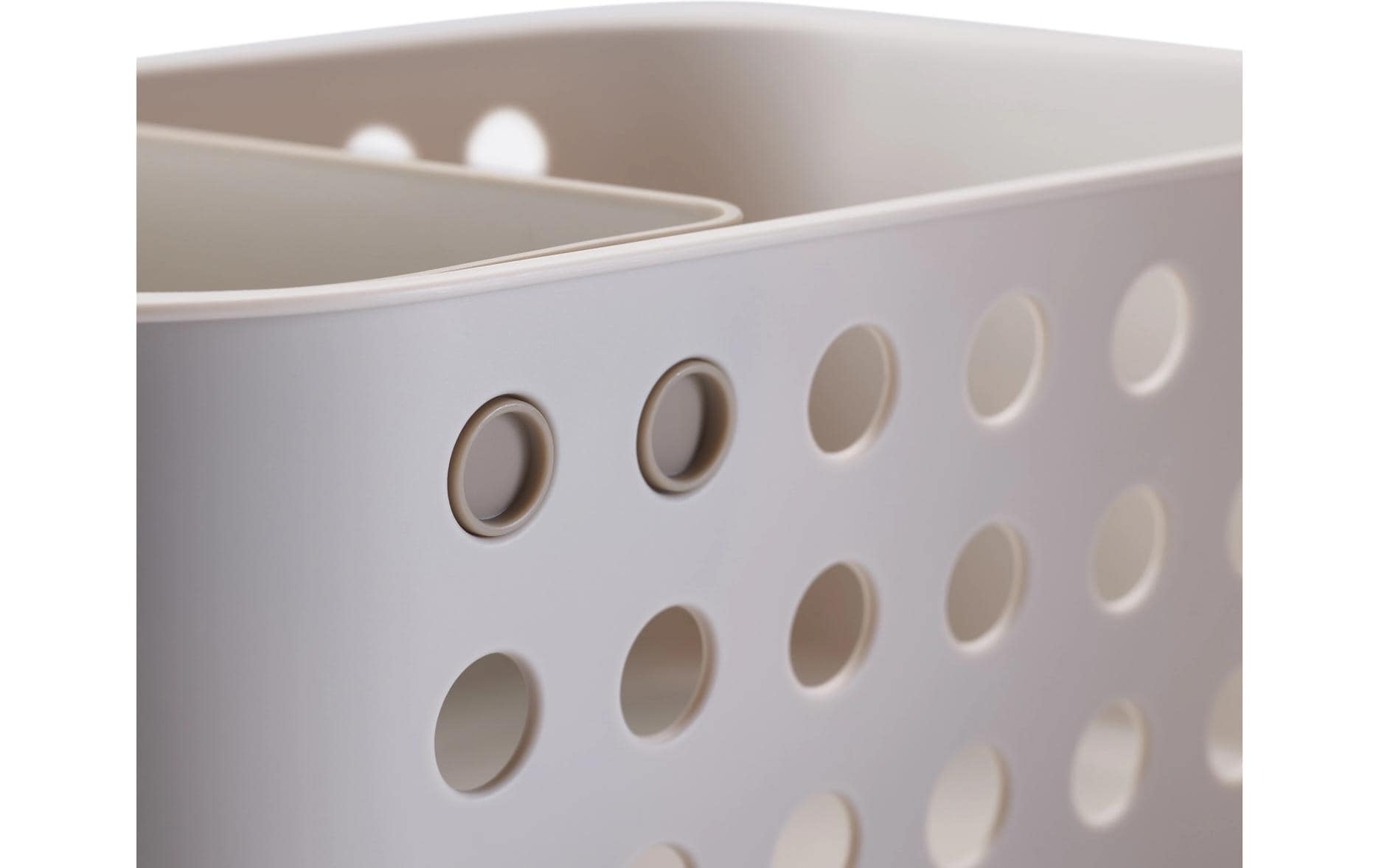 Joseph Joseph EasyStore Aufbewahrungsbox – 18,5×29×11,3 cm, Kunststoff, freistehend, Beige