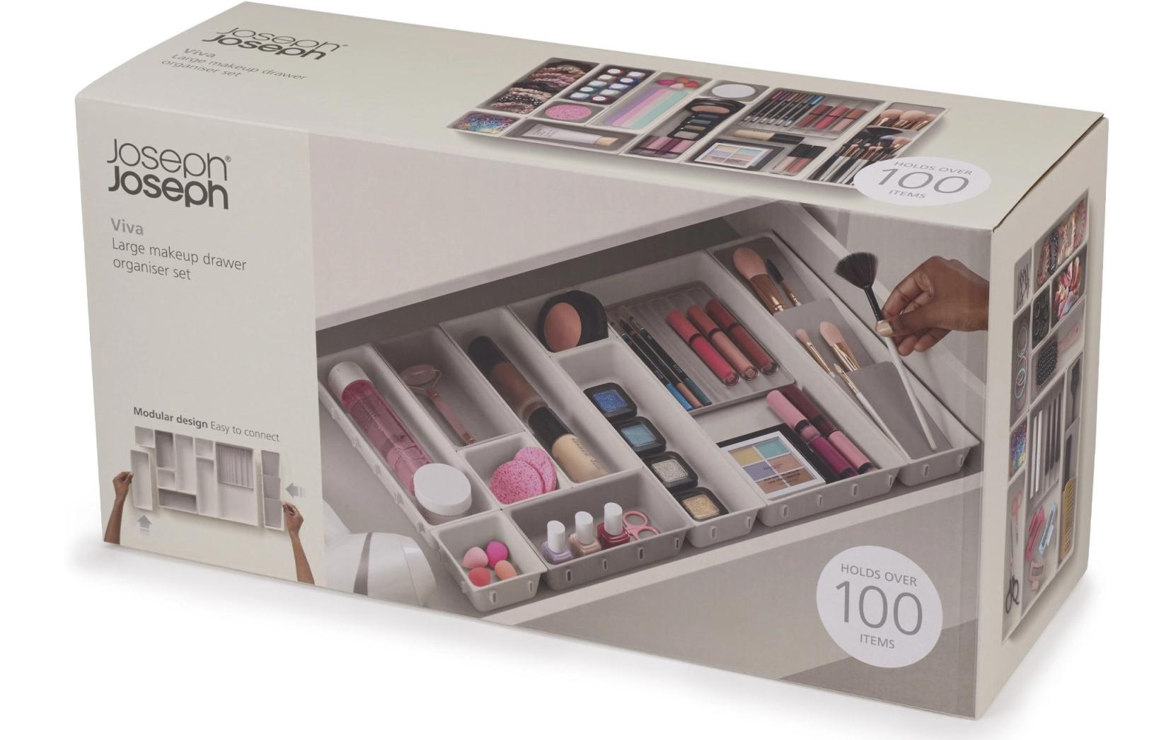 Joseph Joseph Aufbewahrungsbox (Bad) – 14×19 cm, Kunststoff, Beige
