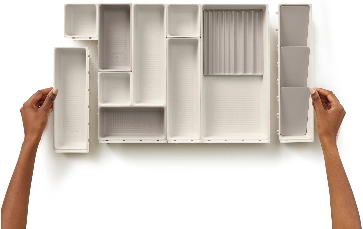 Joseph Joseph Aufbewahrungsbox (Bad) – 14×19 cm, Kunststoff, Beige