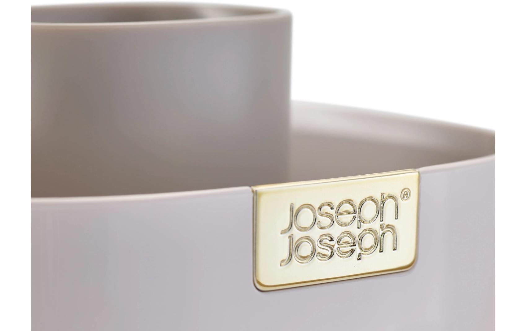 Joseph Joseph Zahnbürstenhalter Viva – Kunststoff, 11,5×14,3 cm, Beige