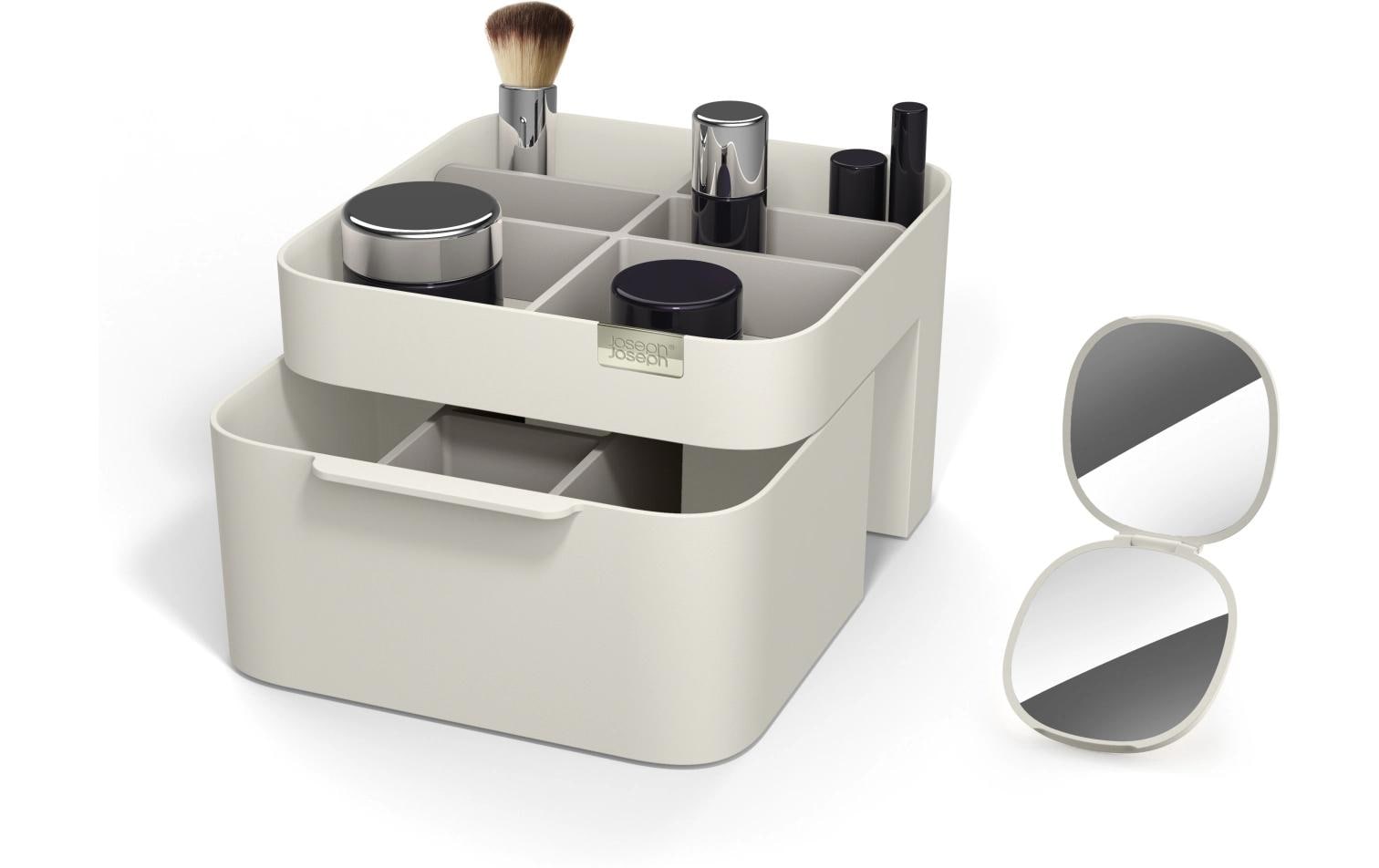 Joseph Joseph Aufbewahrungsbox (Bad) – Kunststoff/Silikon, 19,5×12 cm, Beige