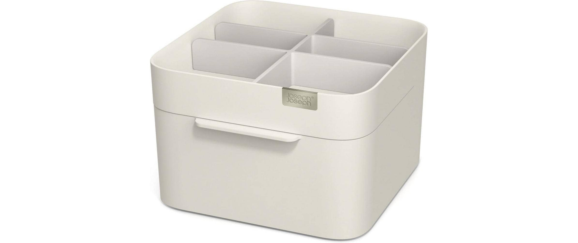 Joseph Joseph Aufbewahrungsbox (Bad) Viva – 19,5×12 cm, Kunststoff, freistehend, Beige