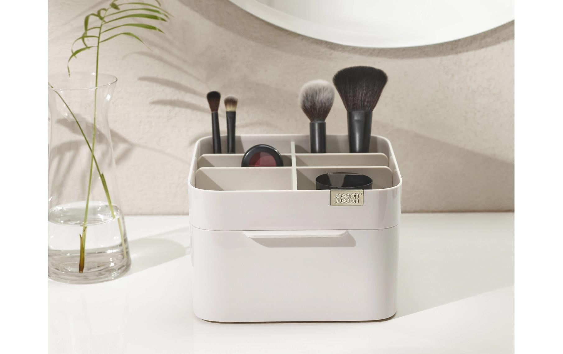Joseph Joseph Aufbewahrungsbox (Bad) Viva – 19,5×12 cm, Kunststoff, freistehend, Beige
