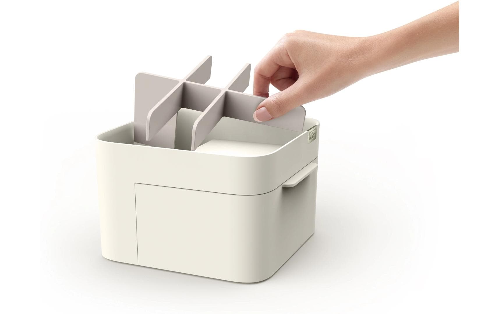 Joseph Joseph Aufbewahrungsbox (Bad) Viva – 19,5×12 cm, Kunststoff, freistehend, Beige