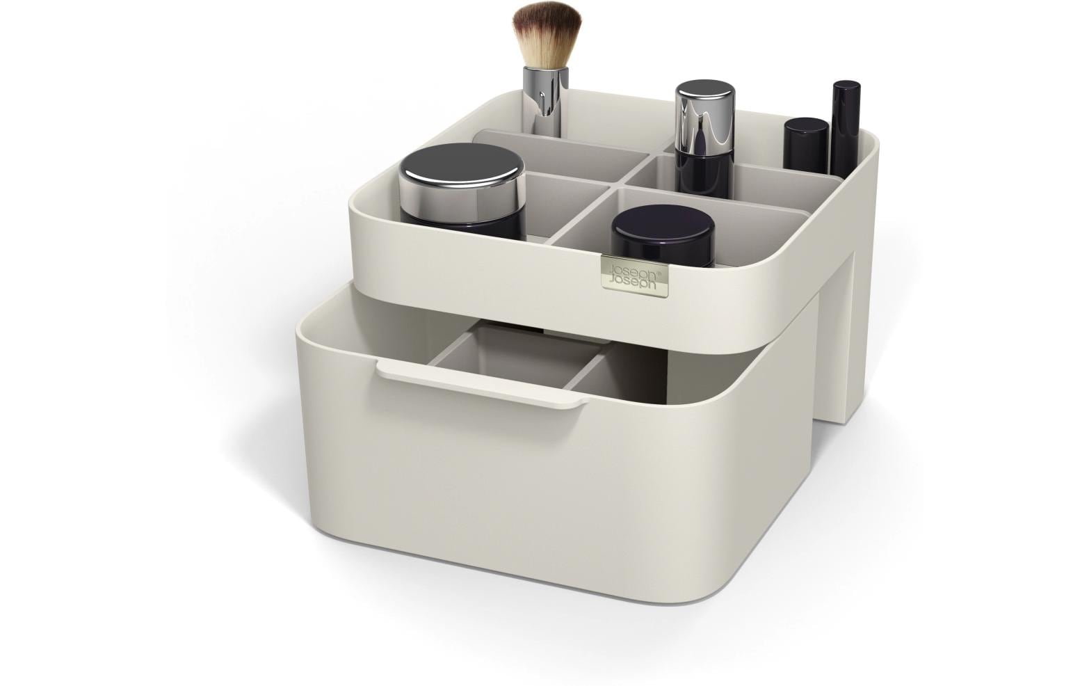 Joseph Joseph Aufbewahrungsbox (Bad) Viva – 19,5×12 cm, Kunststoff, freistehend, Beige