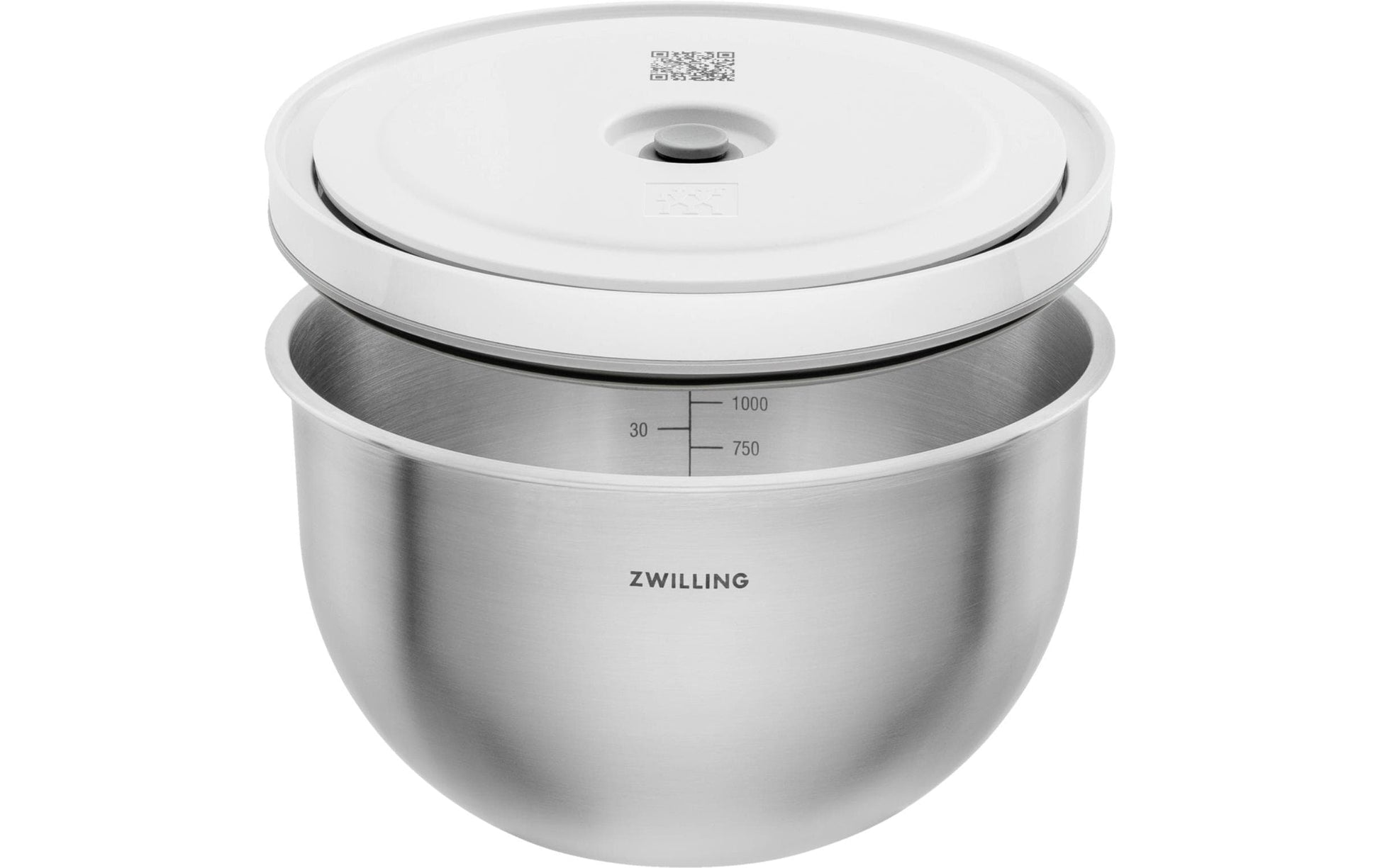 ZWILLING Vakuumschüssel Fresh&Save Bowls – 4,5 l, Ø 24 cm – für Staub Ceramique (12, 18, 24 cm), 6 Stk.