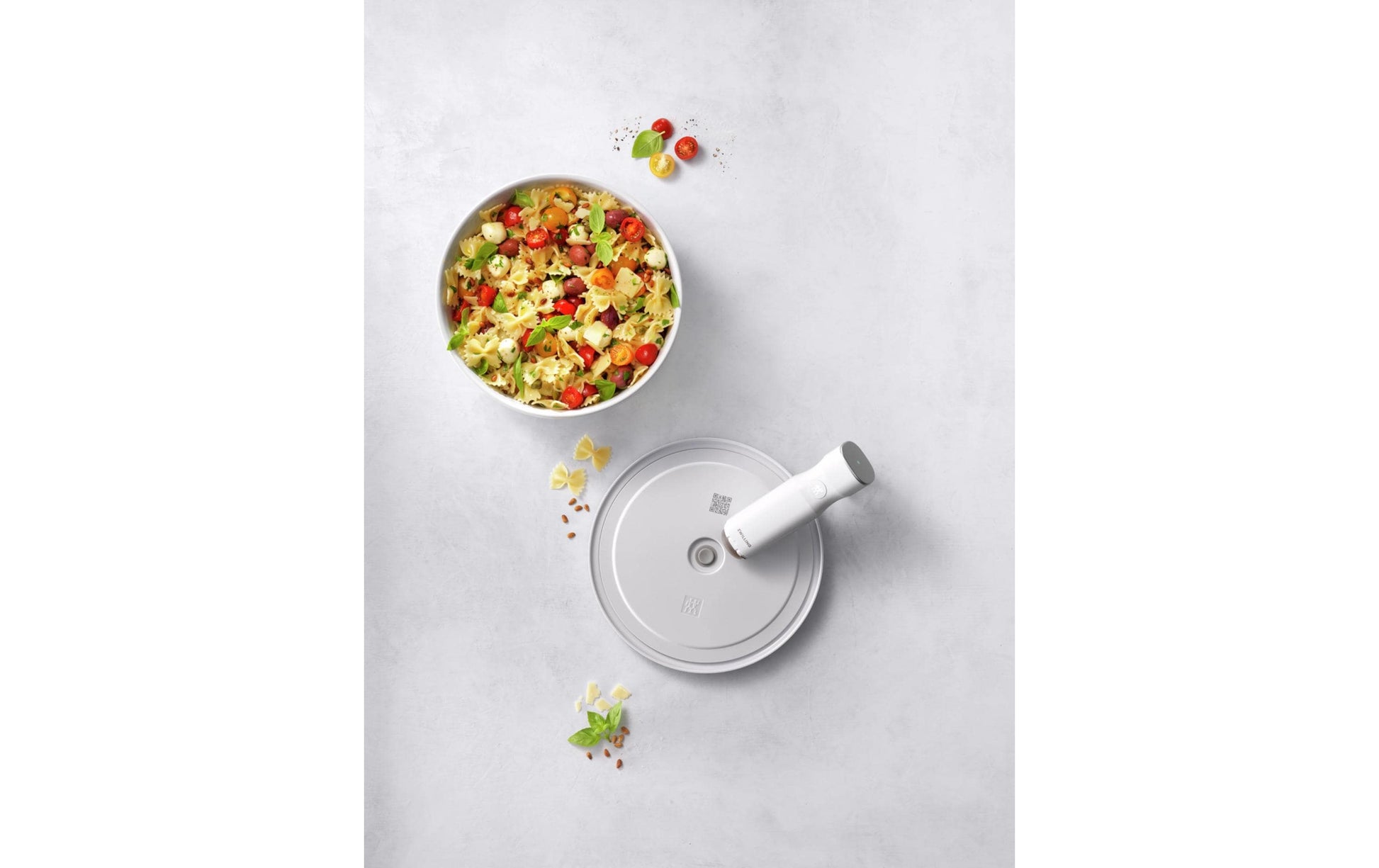 ZWILLING Vakuumdeckel – Ø 24 cm, für Fresh & Save Bowls Serie (24 cm) und STAUB Ceramique, Weiss