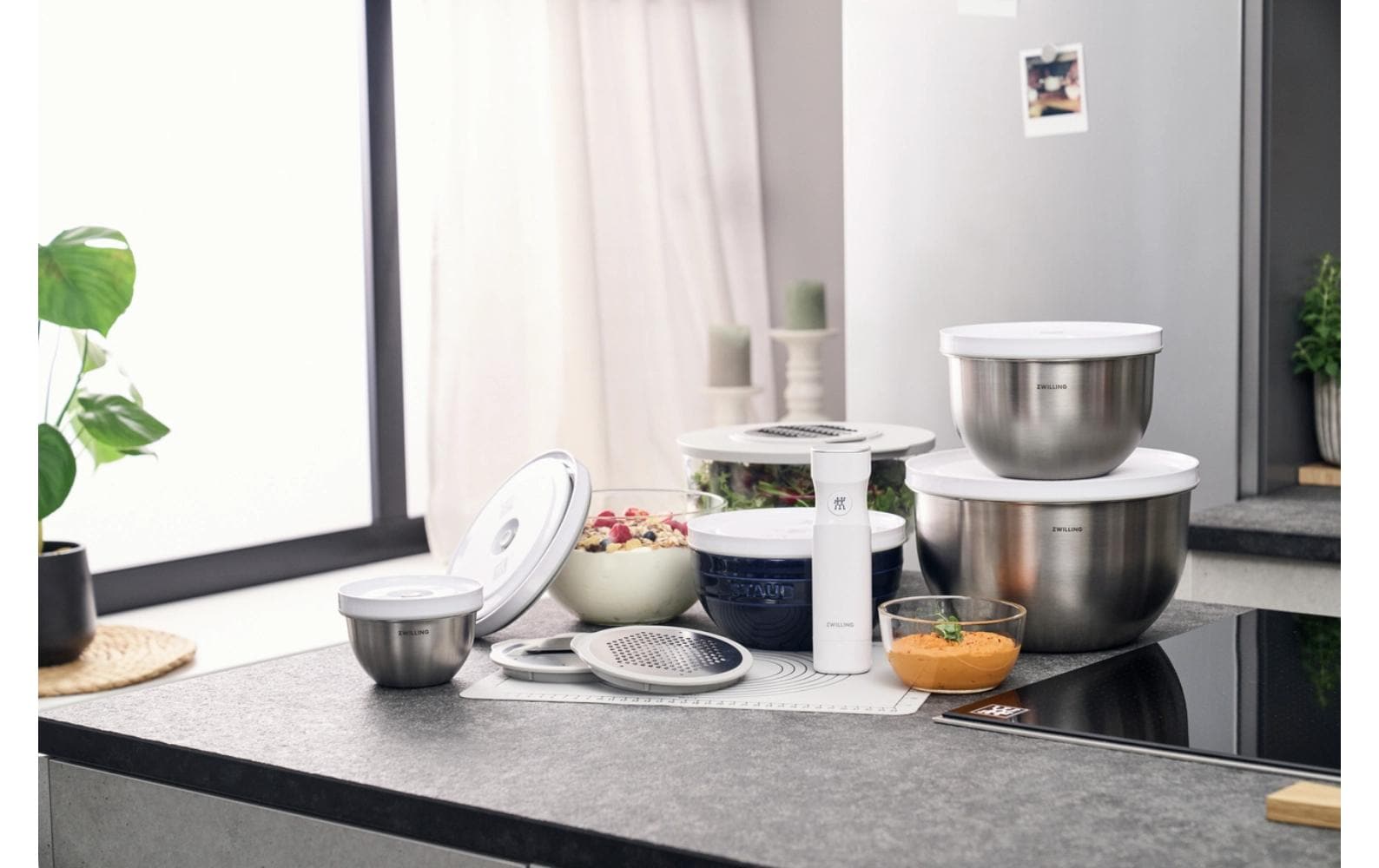 ZWILLING Vakuumdeckel – Ø 24 cm, für Fresh & Save Bowls Serie (24 cm) und STAUB Ceramique, Weiss
