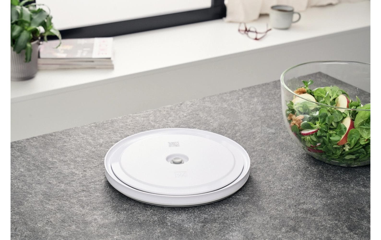 ZWILLING Vakuumdeckel – Ø 24 cm, für Fresh & Save Bowls Serie (24 cm) und STAUB Ceramique, Weiss