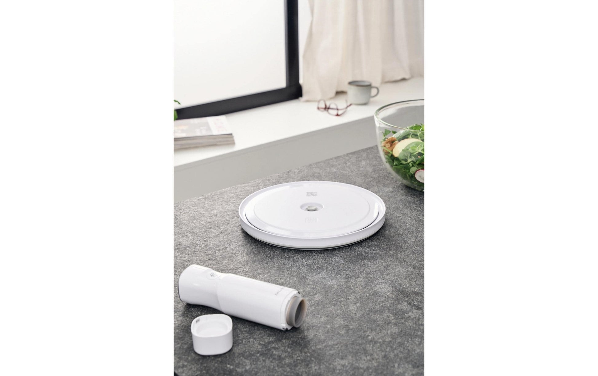 ZWILLING Vakuumdeckel – Ø 24 cm, für Fresh & Save Bowls Serie (24 cm) und STAUB Ceramique, Weiss