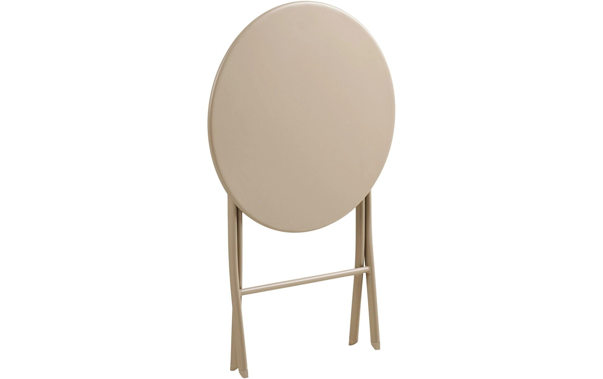House Nordic Bistro-Set – Taupe – Stahl – Tisch 60 × 60 × 84 cm