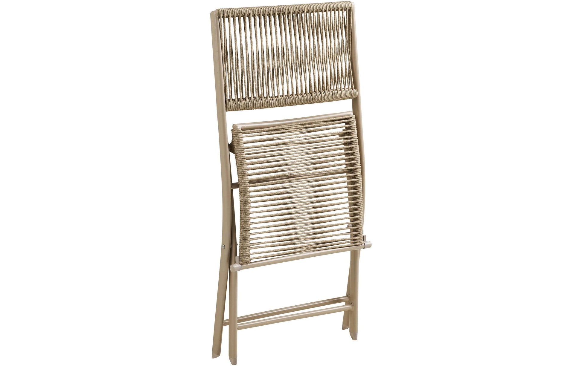 House Nordic Bistro-Set – Taupe – Stahl – Tisch 60 × 60 × 84 cm