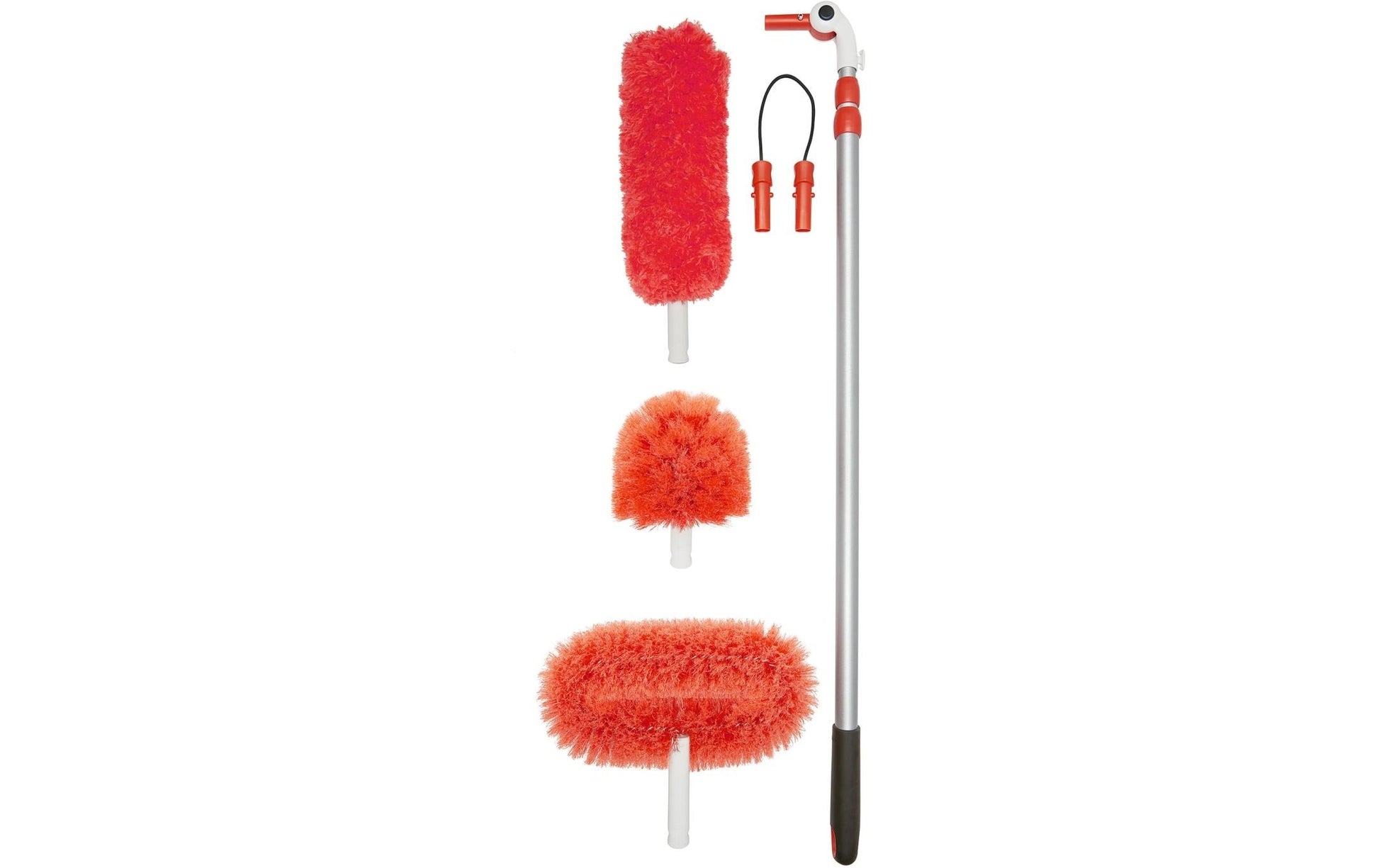Oxo Good Grips Besen – Mikrofaser, Teleskopstiel, Orange