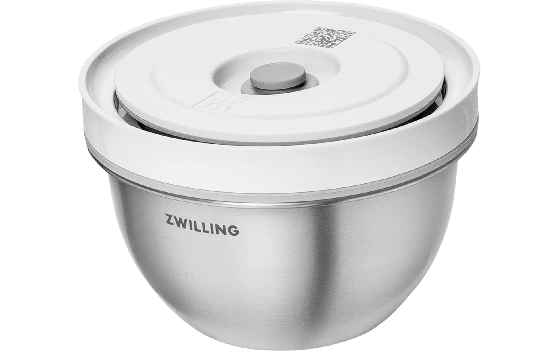 ZWILLING Vakuumschüssel Fresh & Save Bowls – 350 ml, Ø 12 cm – für Fresh & Save Vakuumpumpe, Edelstahl
