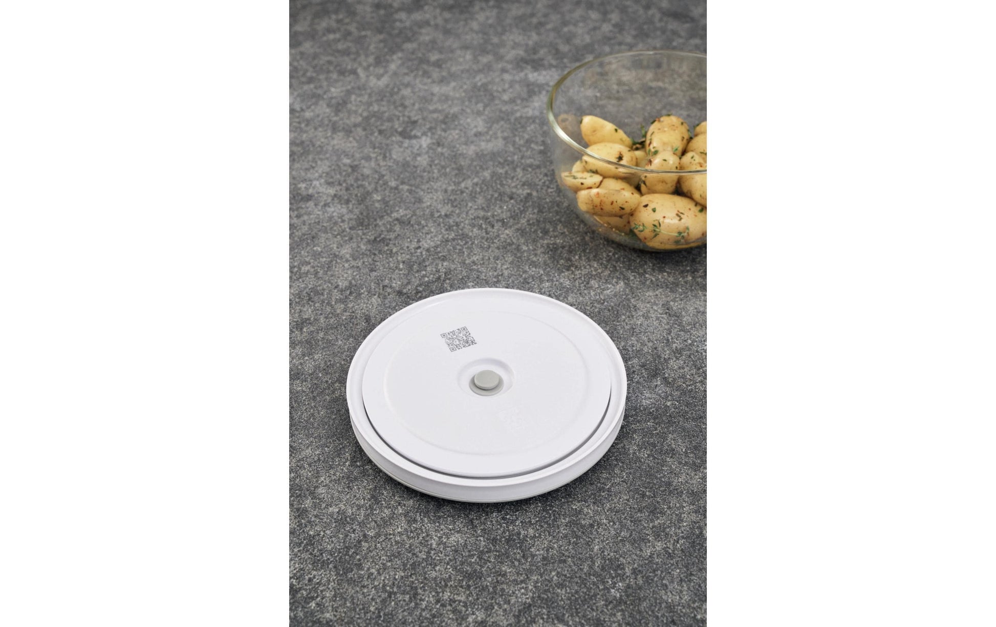 ZWILLING Vakuumdeckel – Ø 18 cm, für Fresh & Save Bowls, Staub Ceramique (ohne Griffe), Kunststoff, Weiss