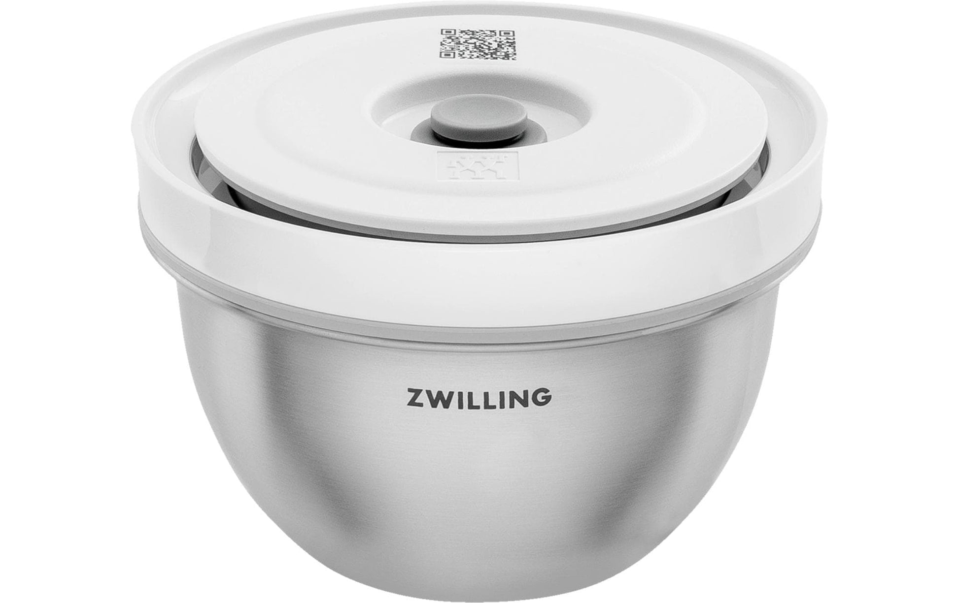 ZWILLING Vakuumschüssel Fresh & Save Bowls – 350 ml, Ø 12 cm – für Fresh & Save Vakuumpumpe, Edelstahl