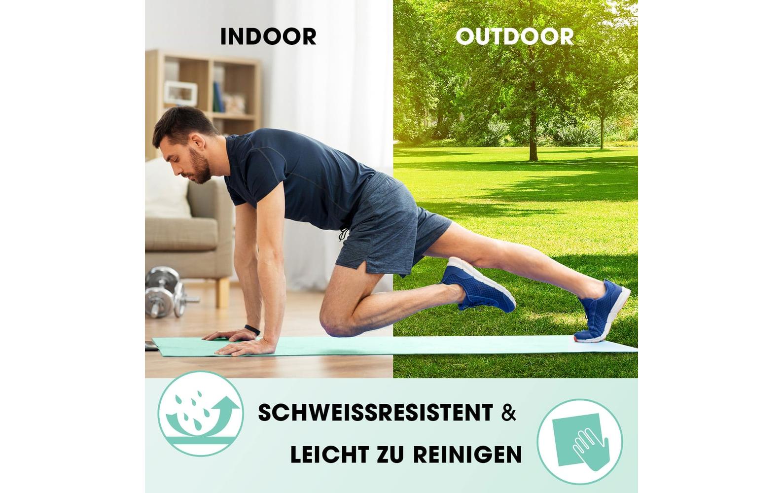 World Fitness Jivan Bodenschutzmatte – Nitrilkautschuk – 610 × 1830 mm – 20 mm