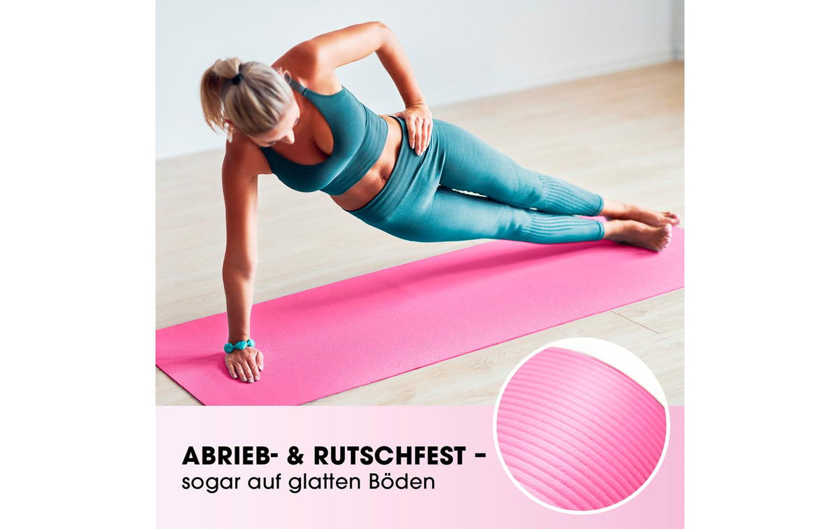 World Fitness Bodenmatte – Pink, Dicke 1,5 cm
