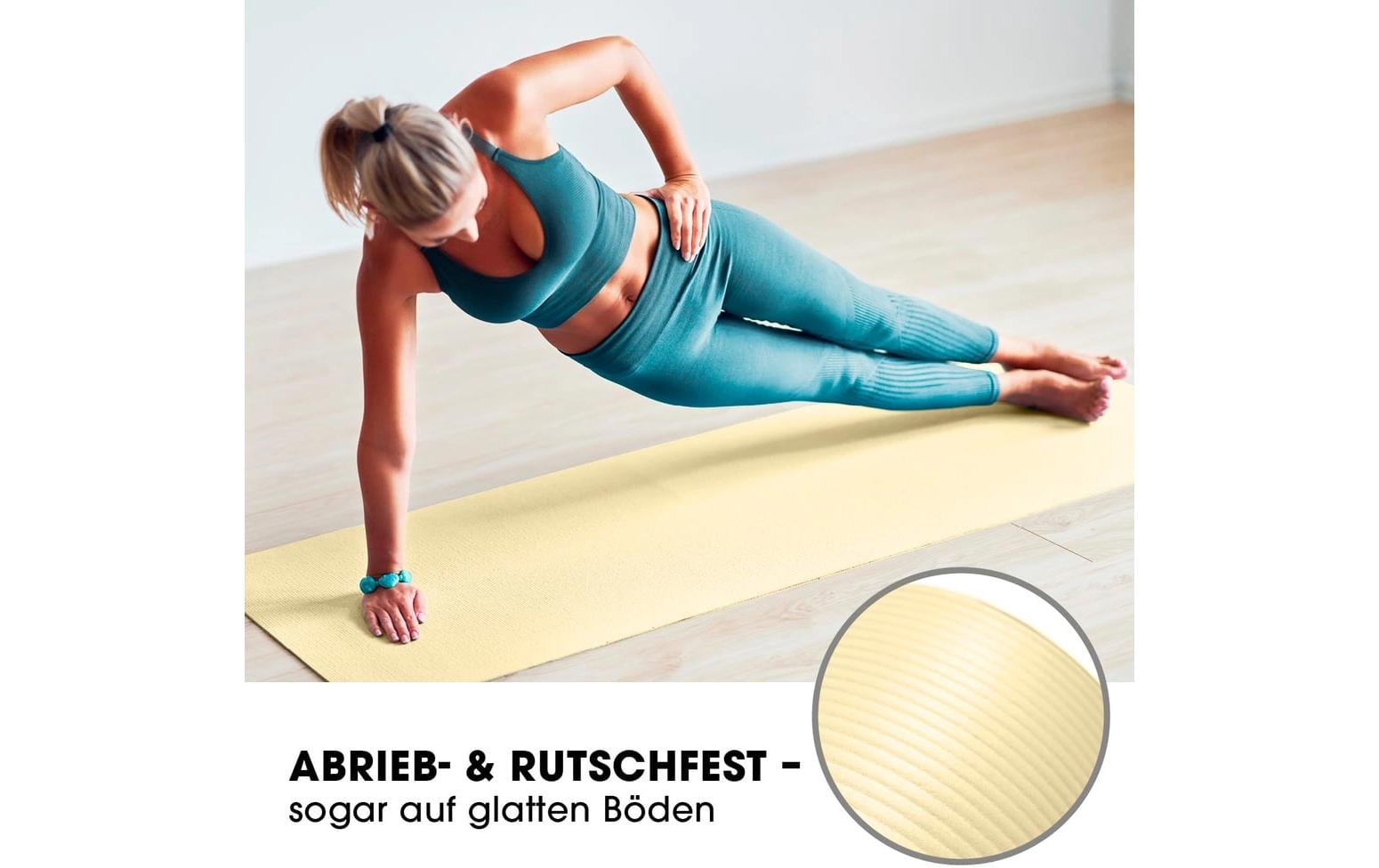 World Fitness Bodenschutzmatte – Nitrilkautschuk – 610 × 1830 mm – 20 mm