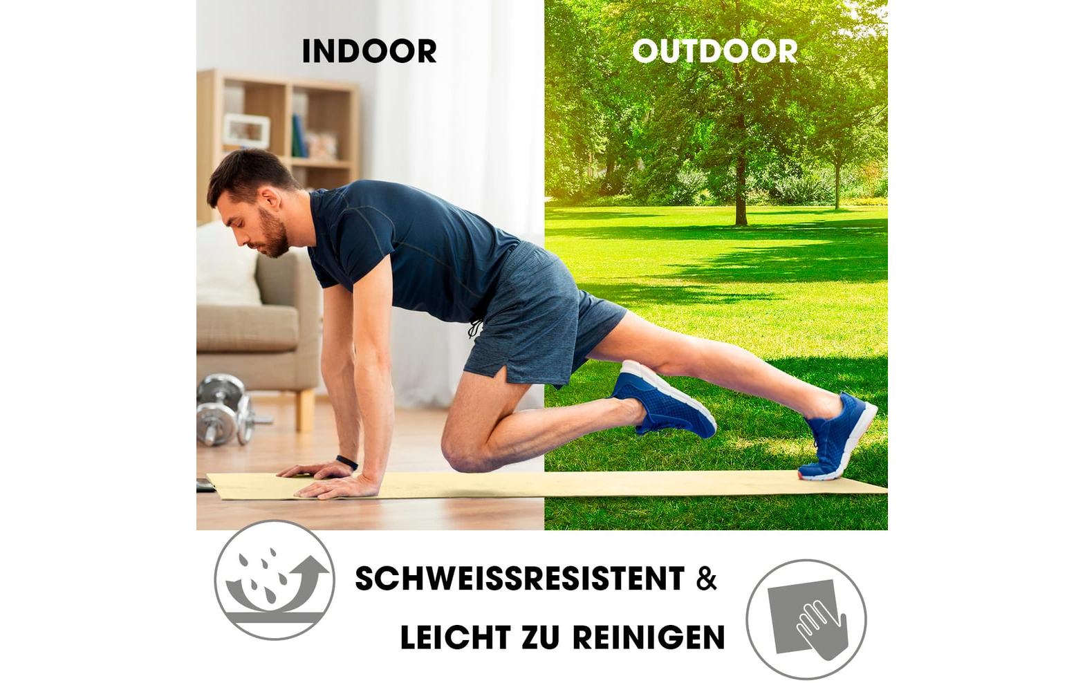 World Fitness Bodenschutzmatte – Nitrilkautschuk – 610 × 1830 mm – 20 mm