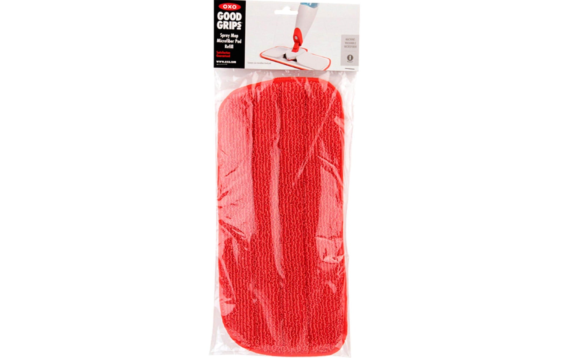 OXO Wischbezug – Mikrofaser, Rot, für Sprühwischer