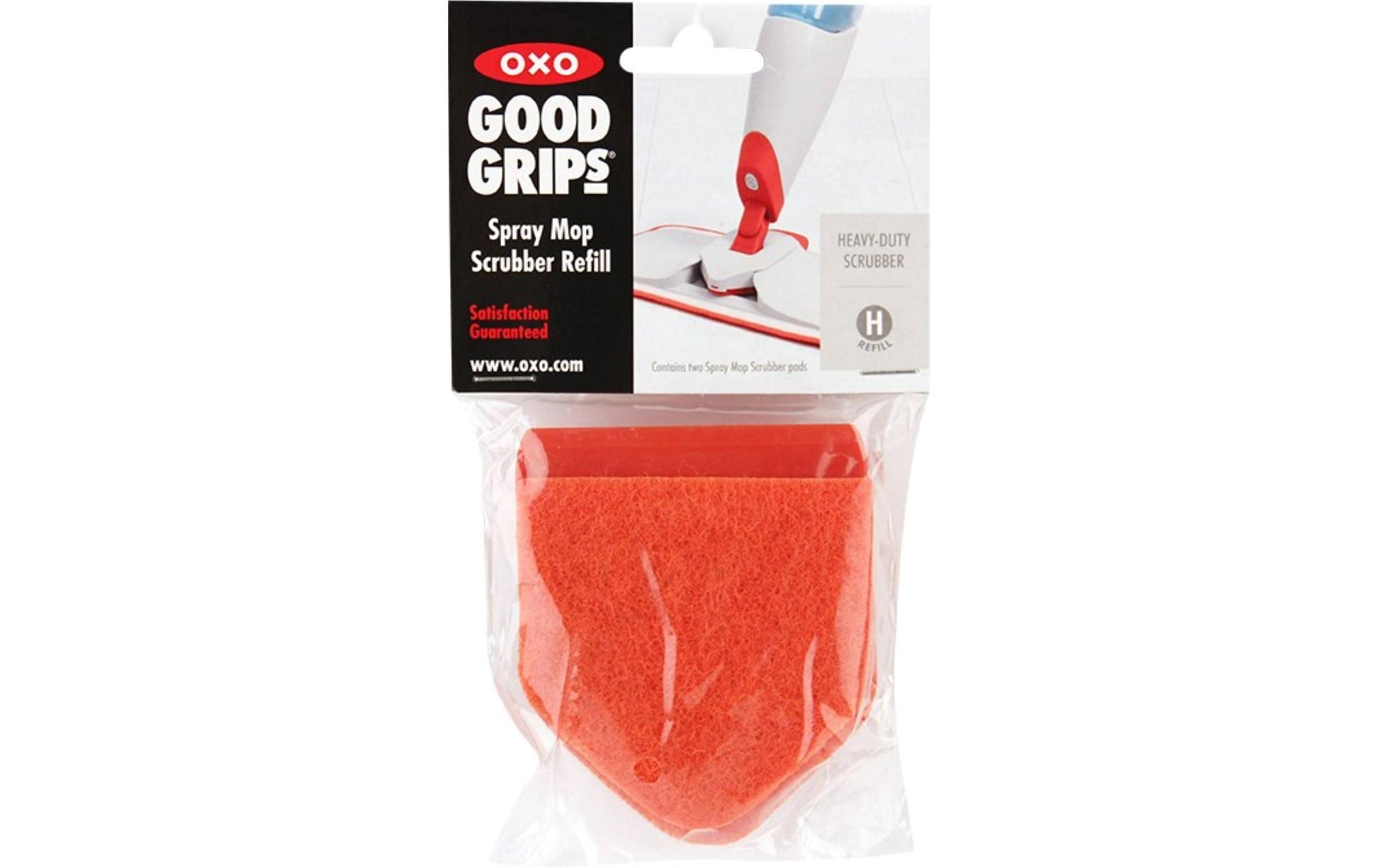OXO Ersatzschrubber – Kunststoff, Rot, 2 Stk.
