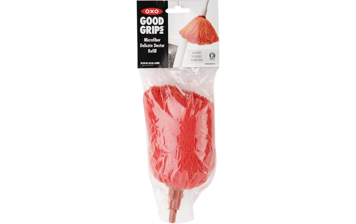 OXO Good Grips Staubwedel – Nachfüllpack, Mikrofaser, Orange, 6,3 cm