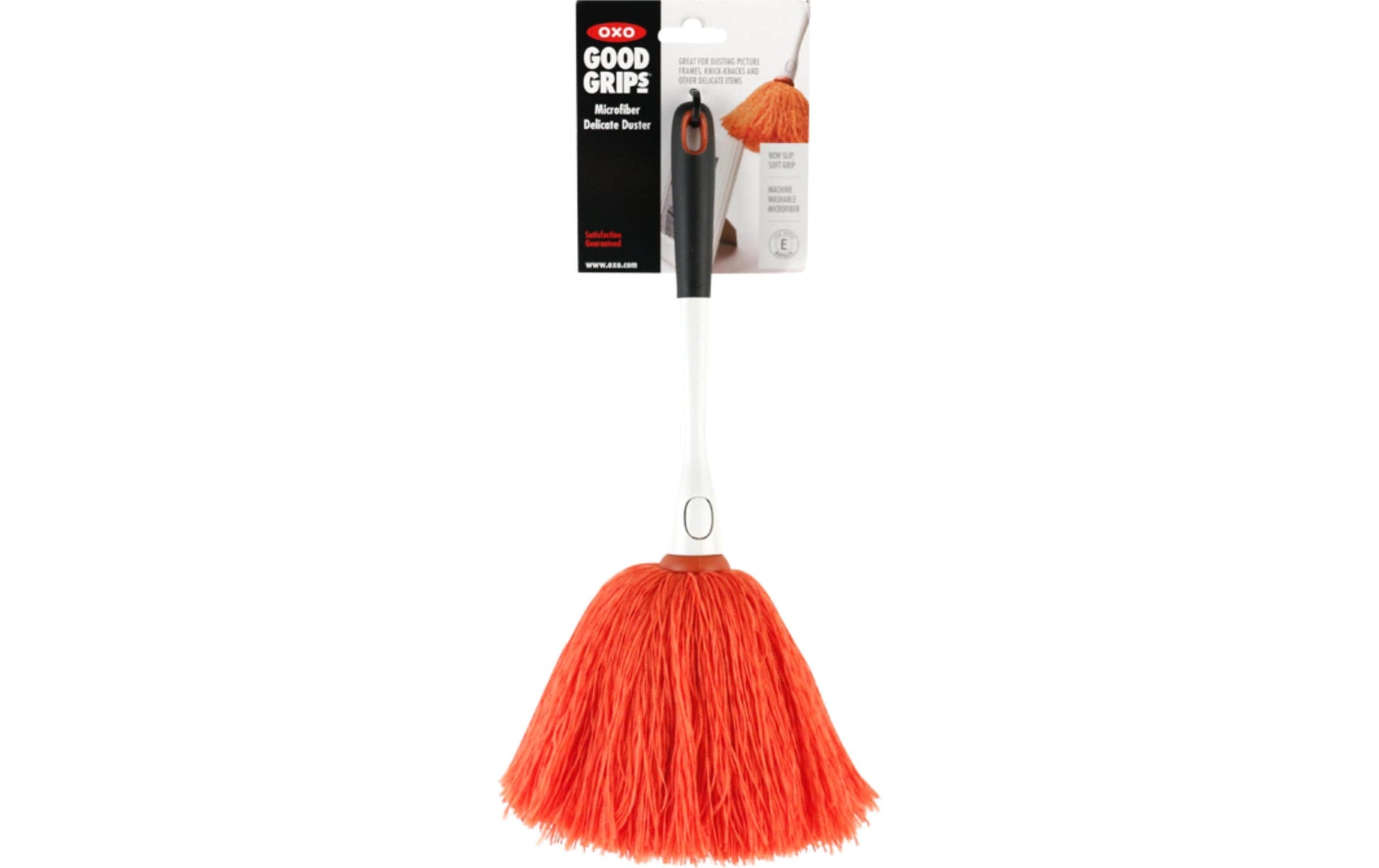 OXO Good Grips Staubwedel – klein, Mikrofaser, orange, 1 Stk.