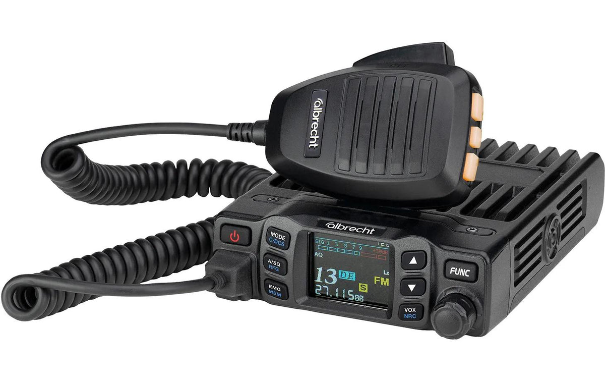 Albrecht AE 5900 Mini SSB – CB-Funkgerät, Netzbetrieb, Schwarz, 165×122×35 mm, 700 g
