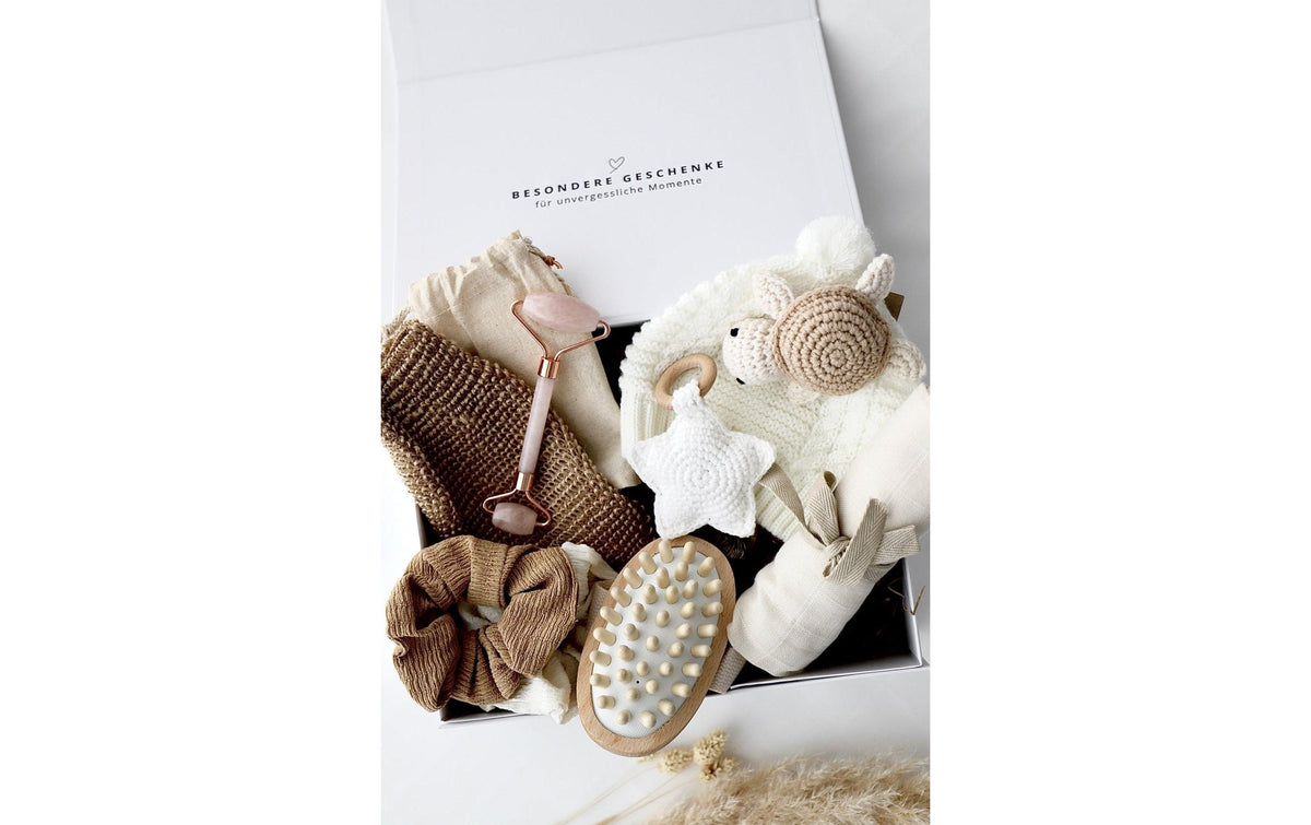 Oykami Geschenkbox – Textil, Weiss