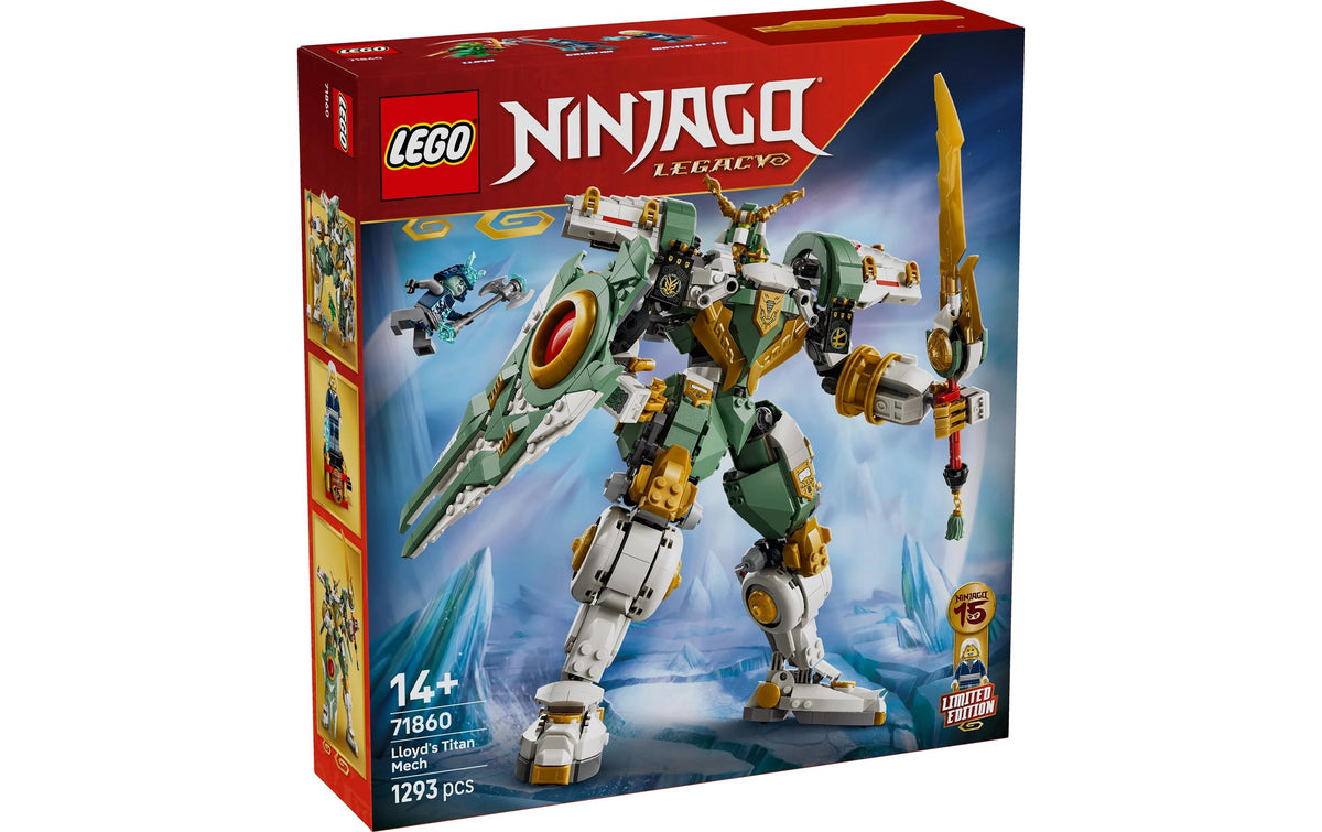 LEGO NINJAGO Lloyds Titan-Mech 3D-Puzzle – 1293-teilig – 37,8×9,4×35,4 cm – ab 14 J.