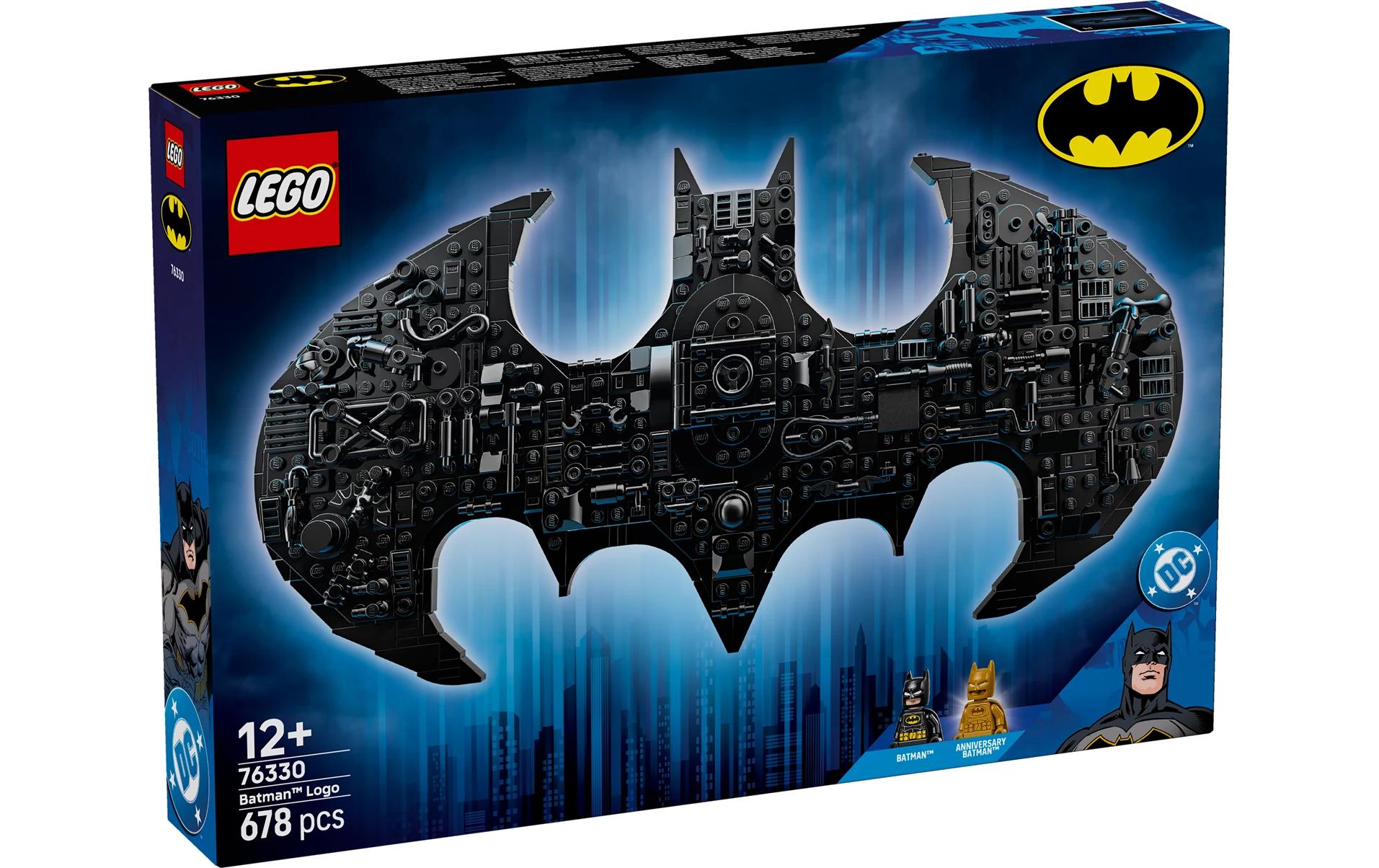 LEGO Bauset Batman-Logo – 678-teilig – 26,2 × 5,7 × 38,2 cm – ab 12 Jahren