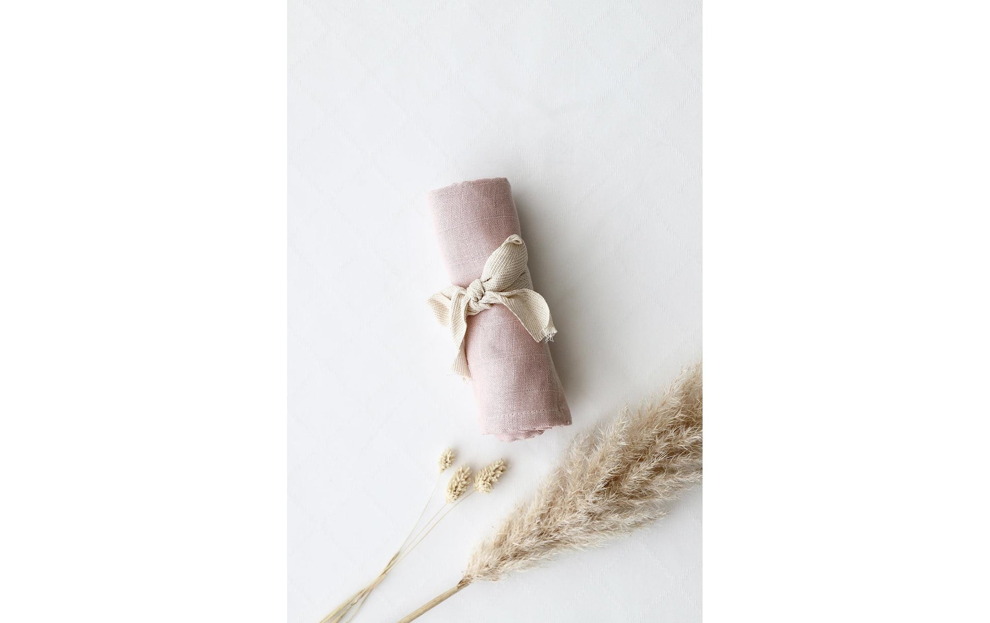 Oykami Geschenkbox – Holz, Textil – Rosa