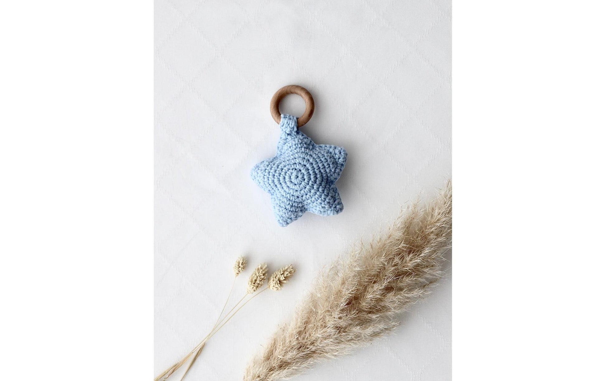 Oykami Geschenkbox Baby Helsinki Bär – Baumwolle, Holz, Textil, Blau