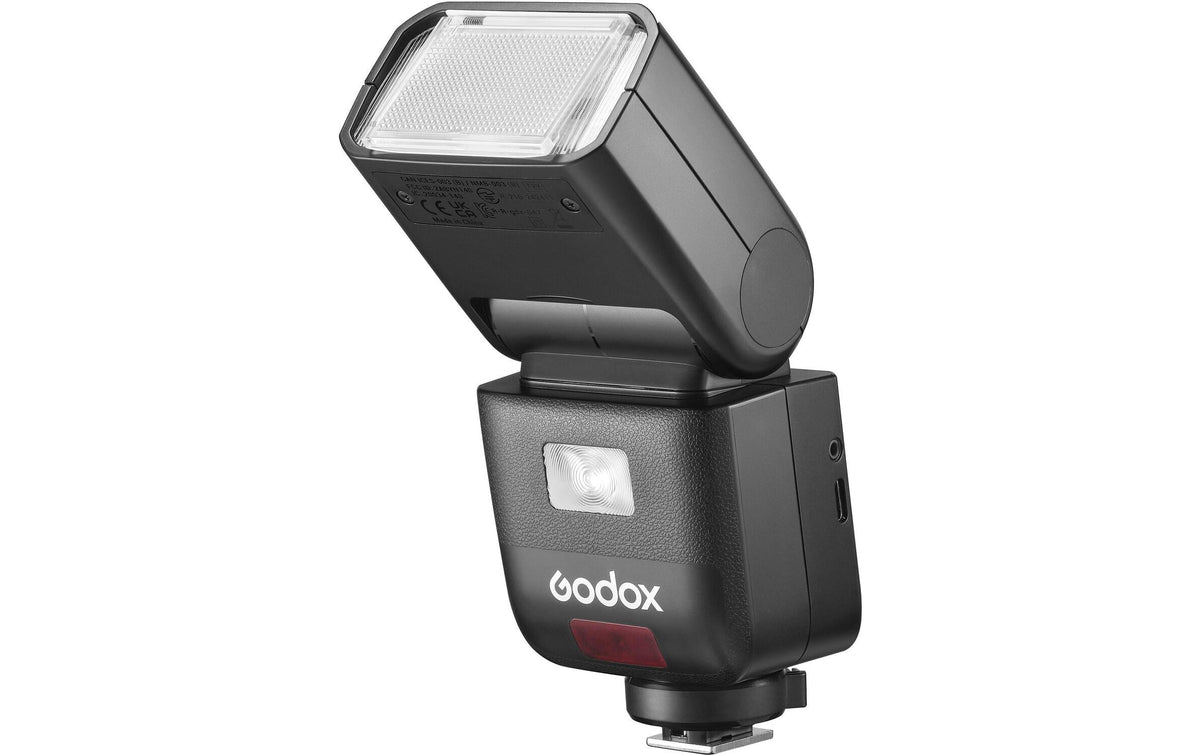 Godox V480N Blitzgerät – Li-Ion Akku 2200 mAh, Leitzahl 50 – für Nikon – Schwarz