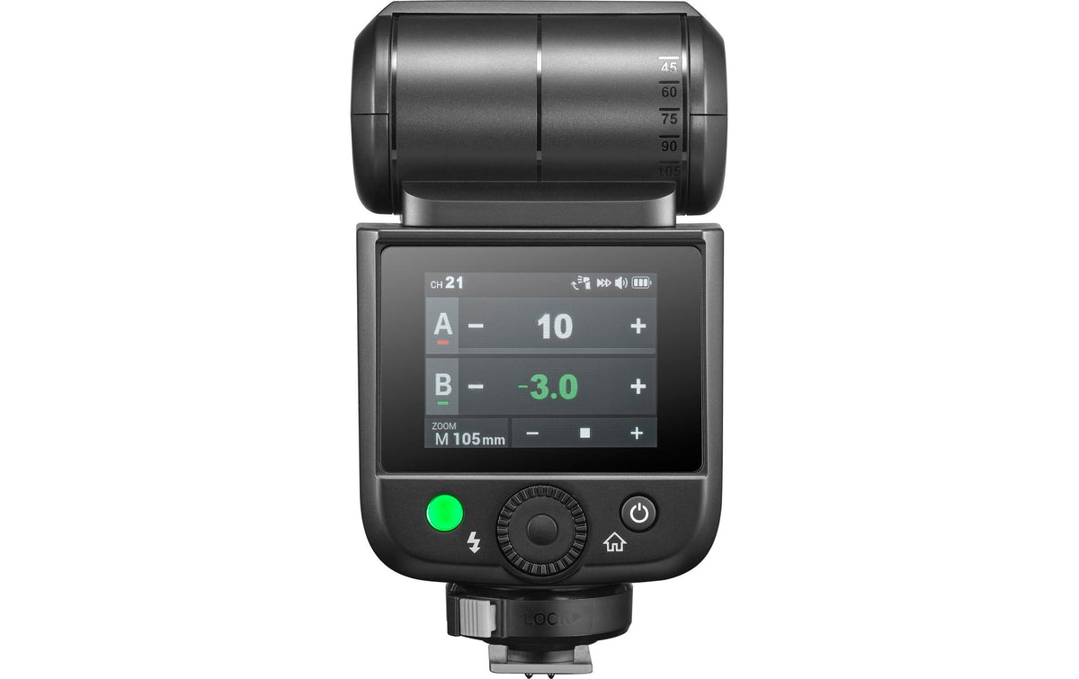 Godox V480N Blitzgerät – Li-Ion Akku 2200 mAh, Leitzahl 50 – für Nikon – Schwarz
