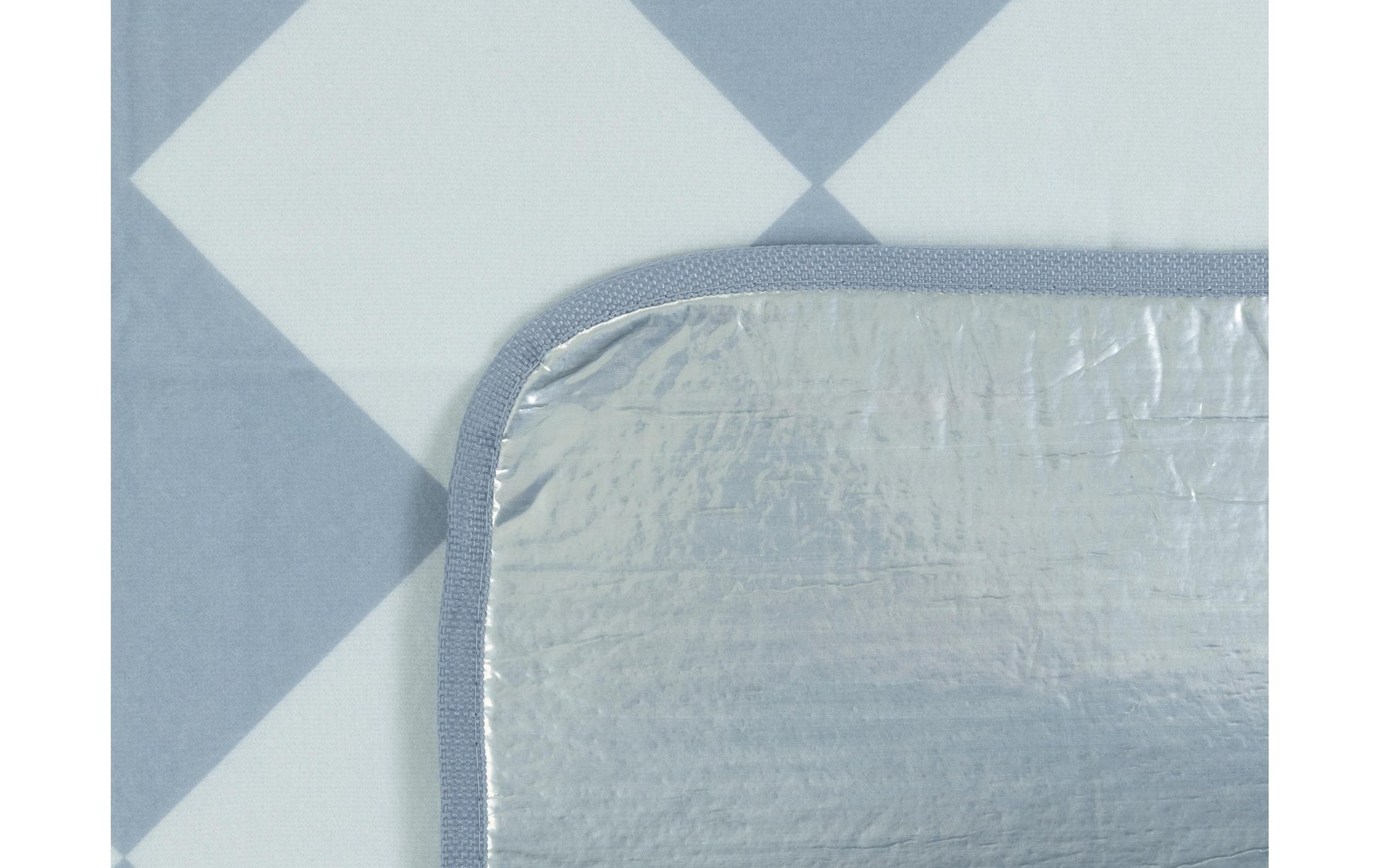 Koor Wohndecke – Mikropolyester, Blau, Weiss – 135 × 160 cm