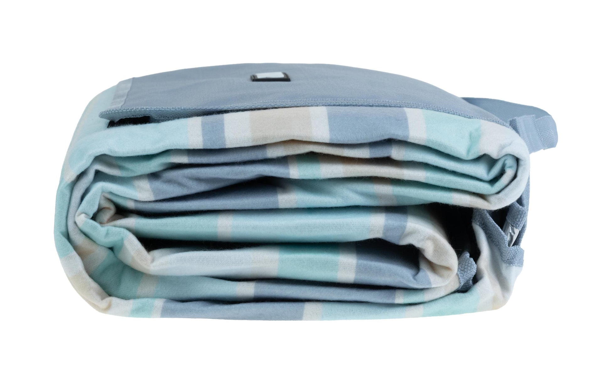 Koor Stripe Skyline Wohndecke – Mikropolyester, Blau, Weiss – 150 × 200 cm