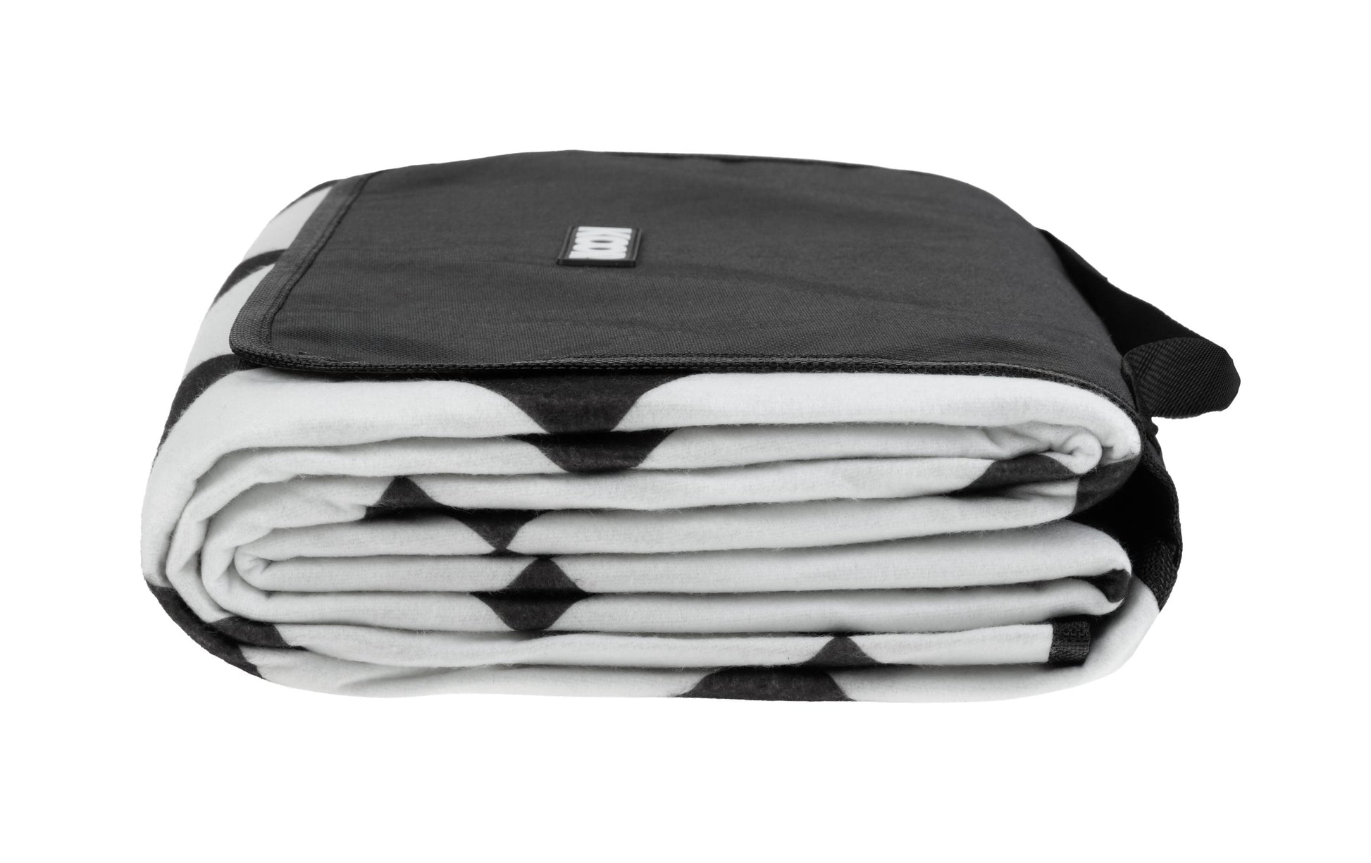 KOOR Diamond Wohndecke – Mikropolyester, Schwarz – 150 × 200 cm