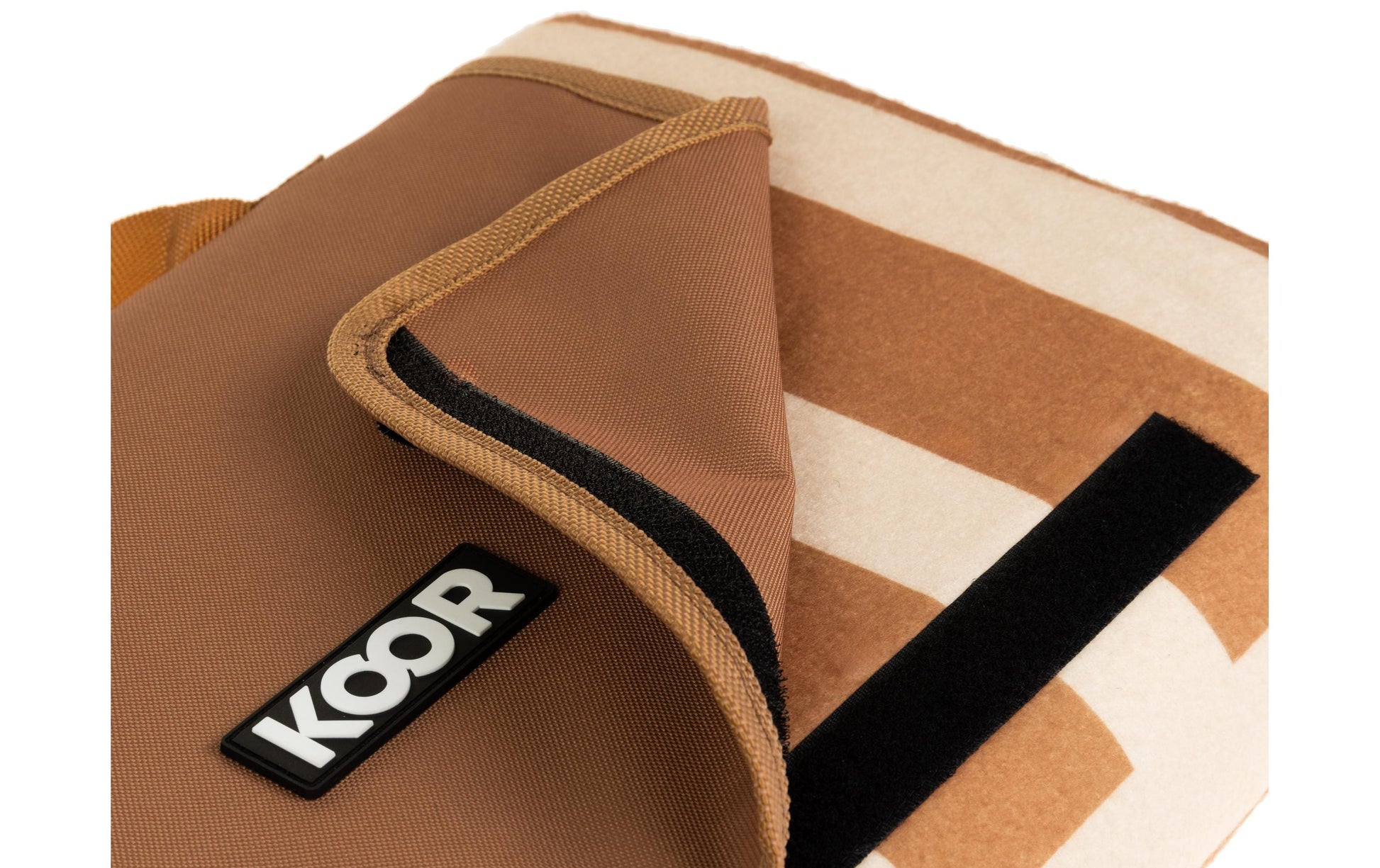 Koor Wohndecke – Mikropolyester, Beige/Braun – 150 × 200 cm