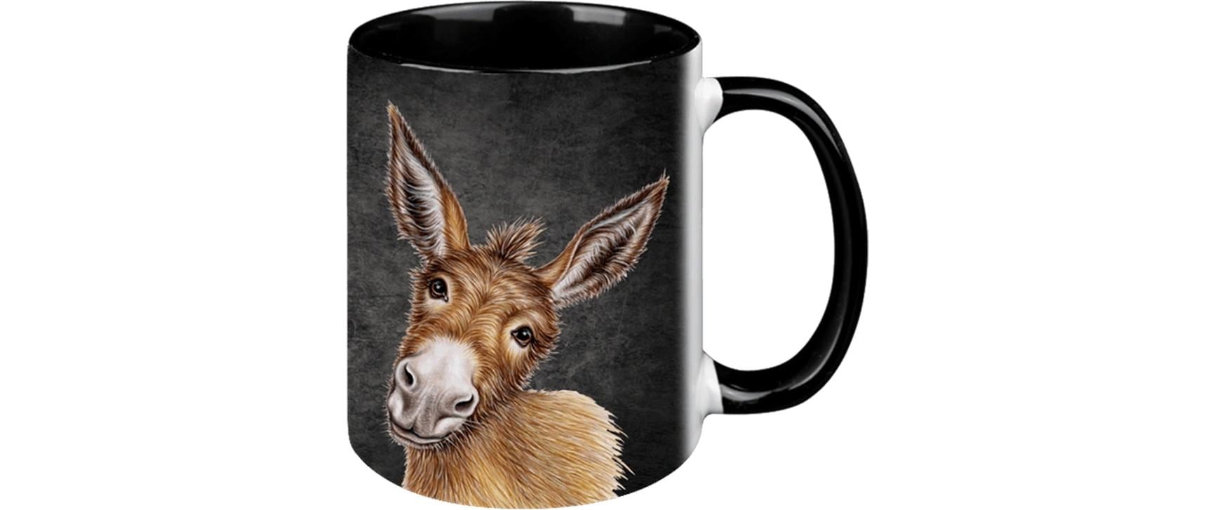 Creanorm Tasse – 12er Set, 330 ml, Ø 8,3 cm, H 9,7 cm, Keramik, Schwarz, spülmaschinenfest, mikrowellengeeignet