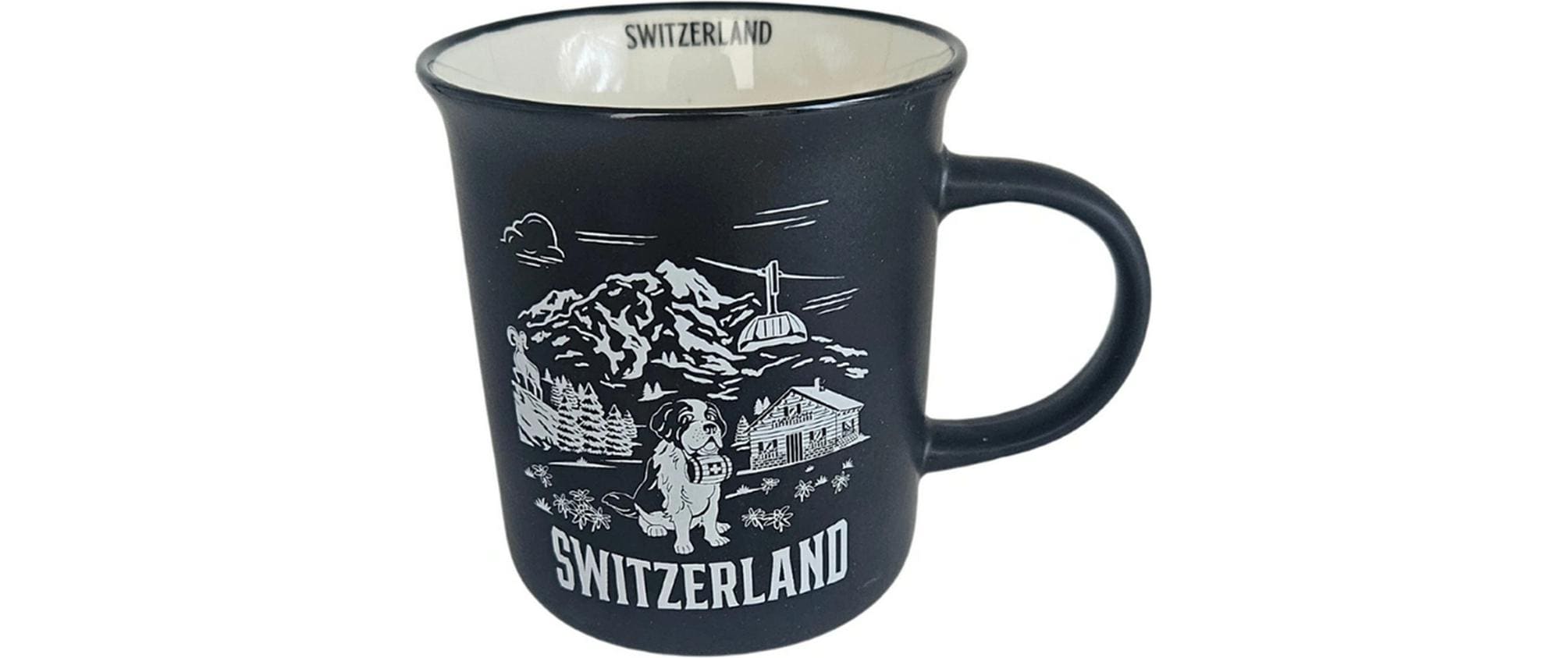 Creanorm Tasse – 12er Set, 330 ml, Keramik, Schwarz, spülmaschinenfest, mikrowellengeeignet