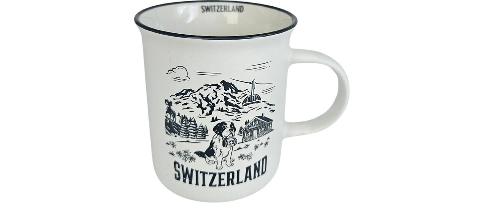 Creanorm Universaltasse – 12er Set, 330 ml, Keramik, Weiss, spülmaschinenfest, mikrowellengeeignet