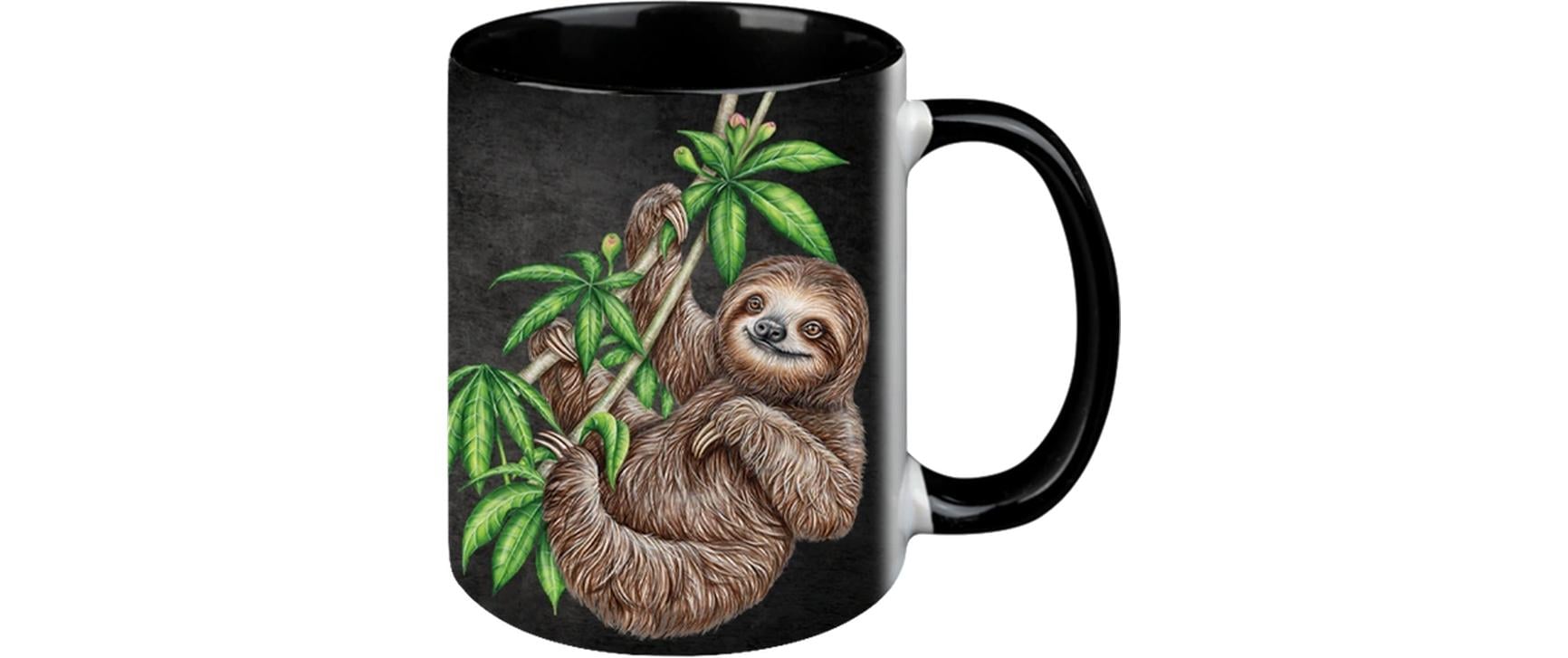 Creanorm Faultier Tasse – 12er Set, 330 ml, Ø 8,3 cm, Keramik, spülmaschinenfest