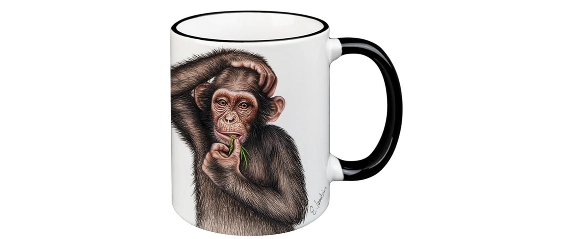 Creanorm Tasse – 12er Set, 330 ml, Ø 8,3 cm, H 9,7 cm, Keramik, Schwarz/Weiss, spülmaschinenfest