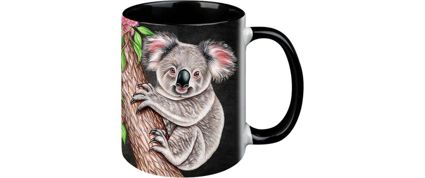 Creanorm Koala Tasse – 12er Set, 330 ml, Ø 8,3 cm, H 9,7 cm, Keramik, spülmaschinenfest